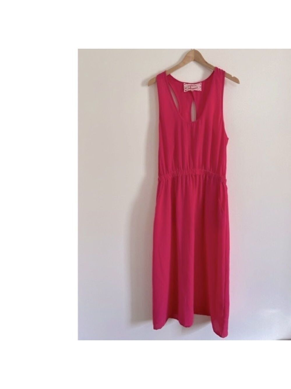 Pink Martini Pink Sleeveless Maxi Dress Medium